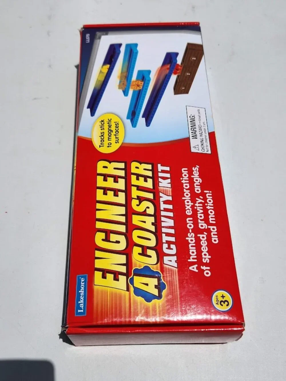 Lakeshore Engineer-A-Coaster Activity Kit LL570 Roller Coaster STEM Toy Magnetic